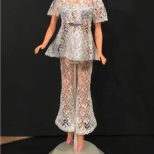 1970s vintage clone lace Barbie outfit